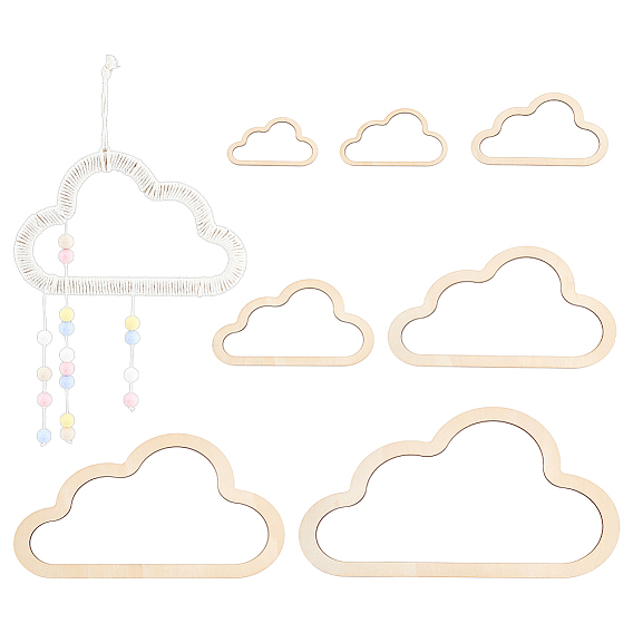 Деревянные рамки для макраме, для изготовления декора в стиле бохо