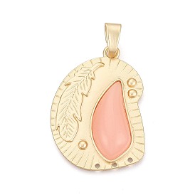 Кулоны из сплава и смолы, лист прелести