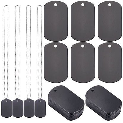 Наборы для самостоятельного изготовления ожерелий с подвесками, включая алюминиевые подвески, штамповка заготовок для бирок и изготовление ожерелий из нержавеющей стали, устойчивой к потускнению