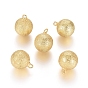 Латунные подвески, долговечный, , круглые