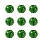 Natural Wooden Beads, Round with Watermelon Pattern