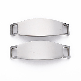 201 соединительные звенья нержавеющие, без кадмия, без никеля и без свинца, прямоугольник кривой