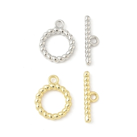 Застежка тоггл из сплава, без кадмия и без свинца, стойки покрытие, твист кольцо