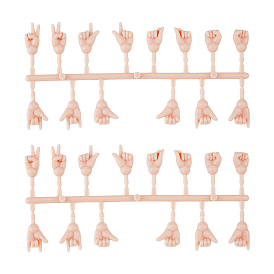 ABS пластик bjd кукла жест аксессуары, принадлежности для изготовления кукол своими руками