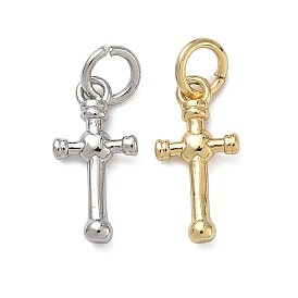 Латунные подвески, долговечный, стойки покрытие, без свинца и без кадмия, крест прелести