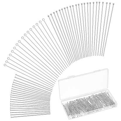 400 шт. 304 штифты с шаровой головкой, штифты с проушиной и штифты с плоской головкой из нержавеющей стали