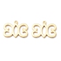 Brass Pendants, Long-Lasting Plated, Adinkra Symbols HYE WON HYE