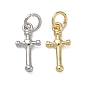 Латунные подвески, долговечный, стойки покрытие, без свинца и без кадмия, крест прелести