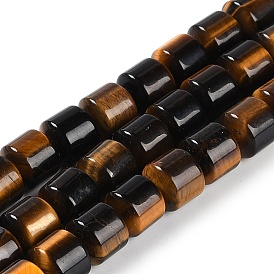 Natural Tiger Eye Beads Strands, Column