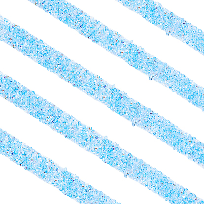 Самоклеящиеся смоляные стразы и пластиковая лента, для аксессуаров костюма, пояс украшение