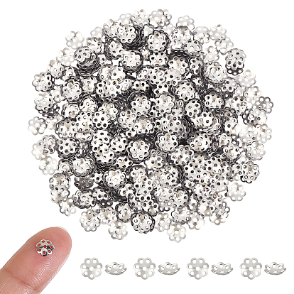 1000шт. 316 колпачки из хирургической нержавеющей стали, цветок, 7-лепесток