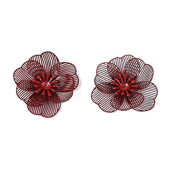 Окрашенные распылением железные колпачки, цветок