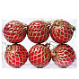 Plastic Christmas Ball Pendant Decorations, Christmas Tree Hanging Decorations, Round