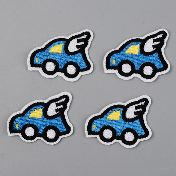 Computerized Embroidery Cloth Iron on/Sew on Patches, Appliques, Costume Accessories, Car