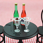 Mini Resin Goblet, for Dollhouse Accessories, Pretending Prop Decorations