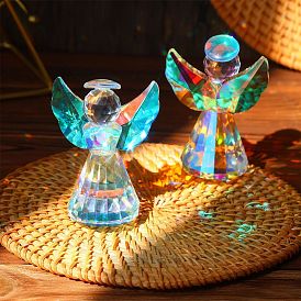 Glass Angel Display Decorations, Home Office Decoration