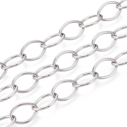 Латунные кабельные цепи, несварные, с катушкой, овальные