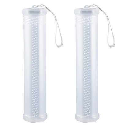 2шт. выдвижной пластиковый футляр для кистей, держатель для кистей, контейнер для хранения кистей, контейнер для карандашей.