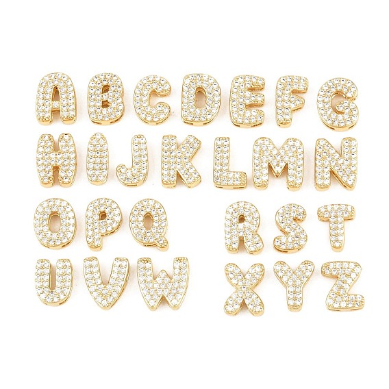 Латунные микропаве из прозрачного кубического циркония, долговечный, стойки покрытие, без свинца и без кадмия, реальный 18 k позолоченный