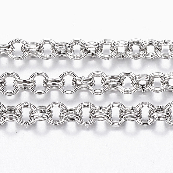 304 двойные сепараторы из нержавеющей стали с круглым кольцом, отрыгивающая цепь, несварные, с катушкой