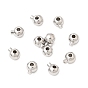 Shegrace Messing-Quetschperlen, Cadmiumfrei und Nickel frei und Bleifrei