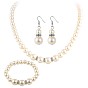 Fashionable ABS Pearl Jewelry Set for Bride's Wedding Dress