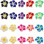 Argile polymère main 3 d perles fleurs de frangipanier