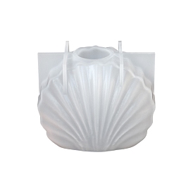 Shell Shape DIY Silicone Vase Molds, Resin Casting Molds, For UV Resin