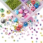 DIY Seed Beads Bracelet Making Kit, Including Glass Seed Beads, Polymer Clay & CCB Plastic & Acrylic Beads, Elastic Thread