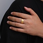 Mountains Pattern Stainless Steel Wide Band Rings for Women Men