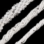 Natural Herkimer Diamond Beads Strands, Faceted Round
