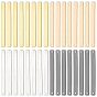 32Pcs 4 Colors Brass Links Connectors, Laser Cut, Rectangle