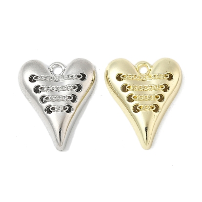 Подвески из сплава , сердце, стойки покрытие