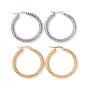 304 серьги-кольца из нержавеющей стали для женщин