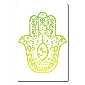 PET Plastic Drawing Painting Stencils Templates, Rectangle