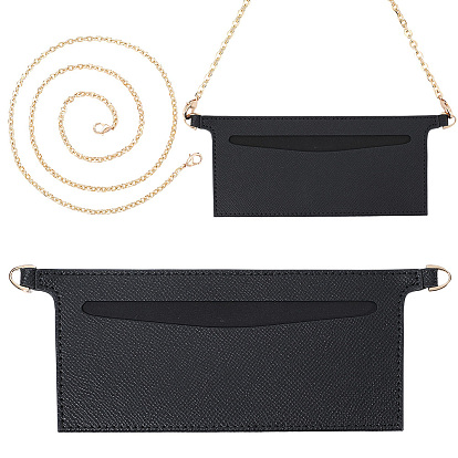 1Вставки-органайзеры для сумок из микрофибры, с 1 изготовлением ожерелья из латунного кабеля золотистого оттенка из ПК