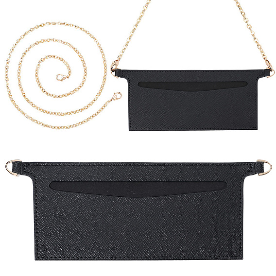 1Вставки-органайзеры для сумок из микрофибры, с 1 изготовлением ожерелья из латунного кабеля золотистого оттенка из ПК