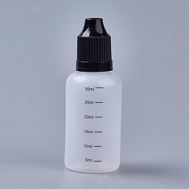 Пластиковая сжимающая бутылка, с градуированными размерами и длинной тонкой каплей, бутылка дыма масла