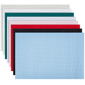 8 шт. 8 цвета 14 канва для вышивки крестом, хлопковая ткань для вышивания, ткань аида, принадлежности для швейных принадлежностей ручной работы diy, прямоугольные