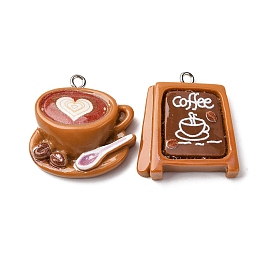 Подвески из смолы, с железной платиной петлей