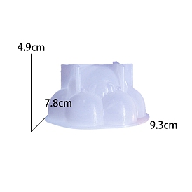 DIY Cloud Food Grade Silicone Candle Molds, For Candle Making
