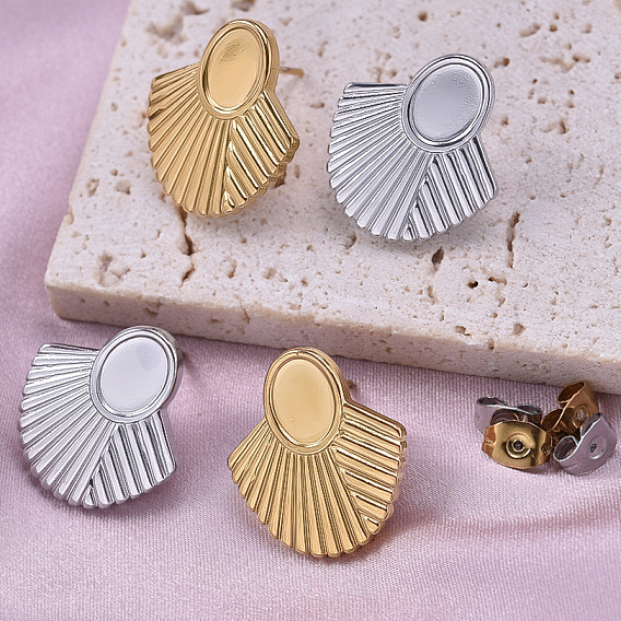 304 серьги-гвоздики из нержавеющей стали нестандартной формы во французском стиле, уникальная личность