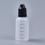Plastic Squeeze Bottle, with Graduated Measurements and Long Thin Teardrop, Smoke Oil Bottle