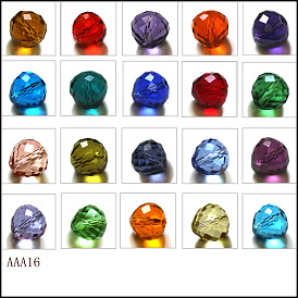 Imitations de perles de cristal autrichien, grade de aaa, facette, larme