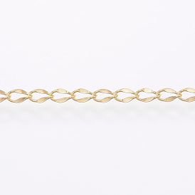 Ионное покрытие ручной работы (ip) 304 витые цепи из нержавеющей стали, пайки, с катушкой, овальные