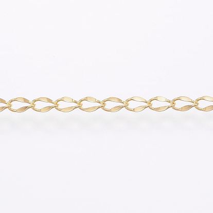 Ионное покрытие ручной работы (ip) 304 витые цепи из нержавеющей стали, пайки, с катушкой, овальные