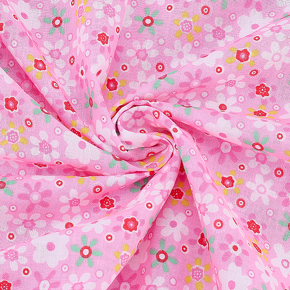 Хлопчатобумажная ткань с цветочным узором, для аксессуаров для одежды
