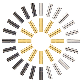 Tube Brass Bayonet Clasps, Nickel Free