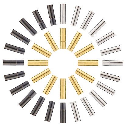 Tube Brass Bayonet Clasps, Nickel Free