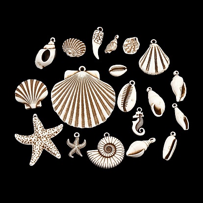 Подвески из непрозрачного акрила, окрашенные распылением, имитация оболочки